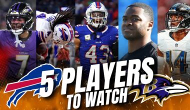 FIVE PLAYERS to WATCH: Bills vs Ravens in the AFC Divisional round