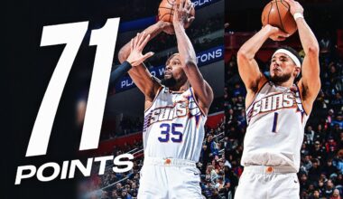 Kevin Durant & Devin Booker Take OVER In Detroit - 71 PTS COMBINED | January 18, 2025