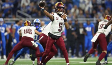 Jayden Daniels's 350-yard game vs. Lions | NFC Divisional ROund