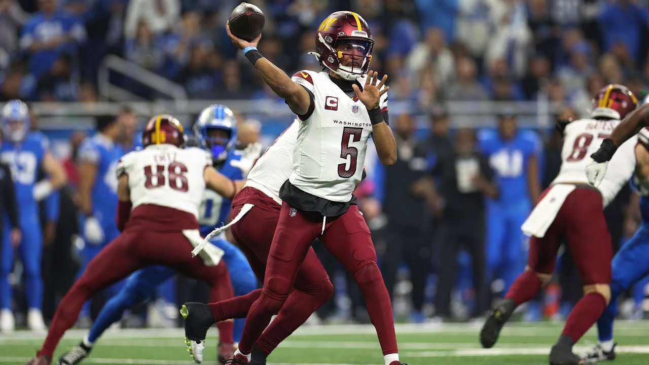 Jayden Daniels's 350-yard game vs. Lions | NFC Divisional ROund