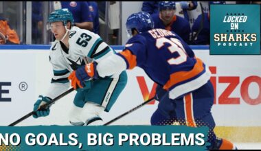 San Jose Sharks' Offensive Struggles Continue vs. New York Islanders