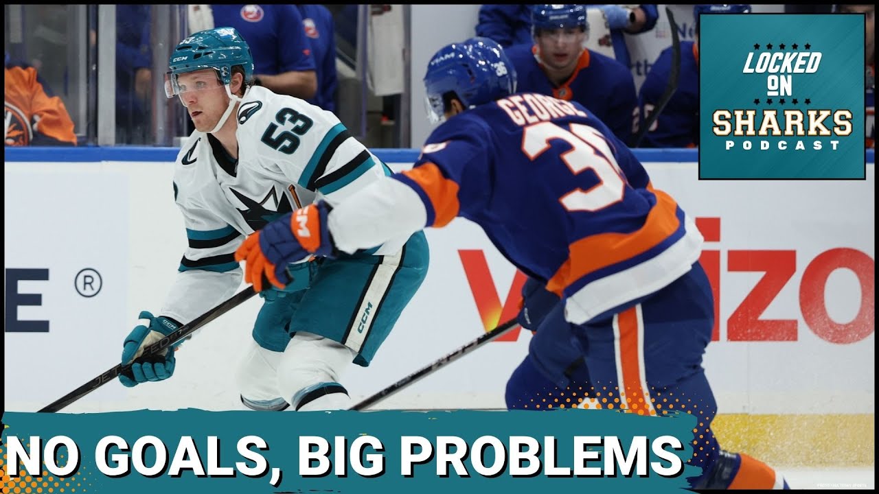San Jose Sharks' Offensive Struggles Continue vs. New York Islanders