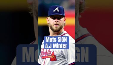 New York Mets SIGN LHP A.J Minter #shorts #mlb #mets #youtubeshorts #braves