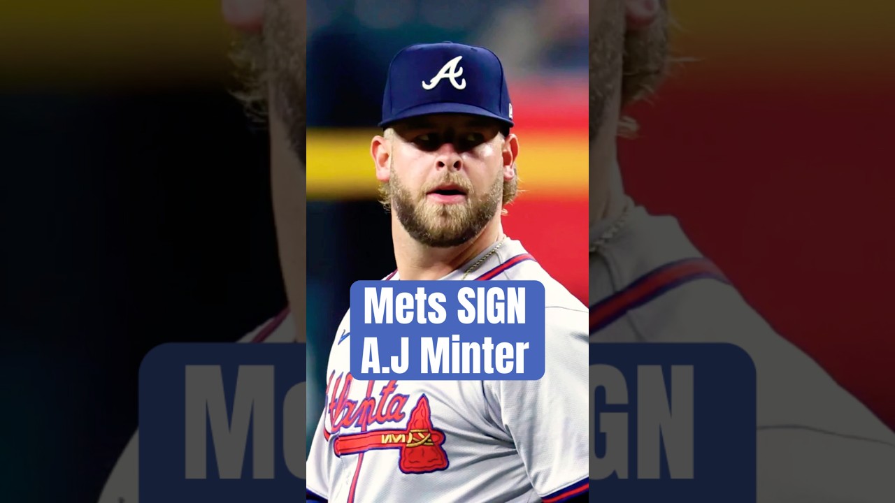 New York Mets SIGN LHP A.J Minter #shorts #mlb #mets #youtubeshorts #braves