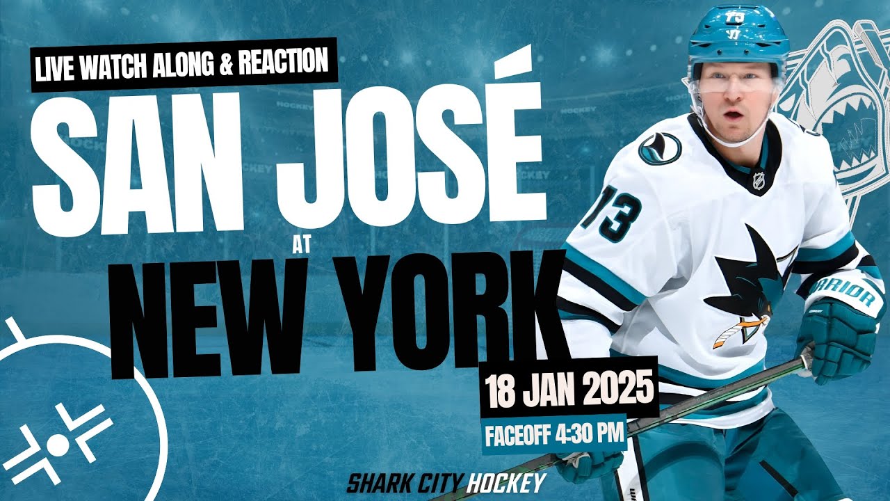 WATCH ALONG | Sharks at New York Islanders: LIVE REACTIONS & WATCH PARTY!