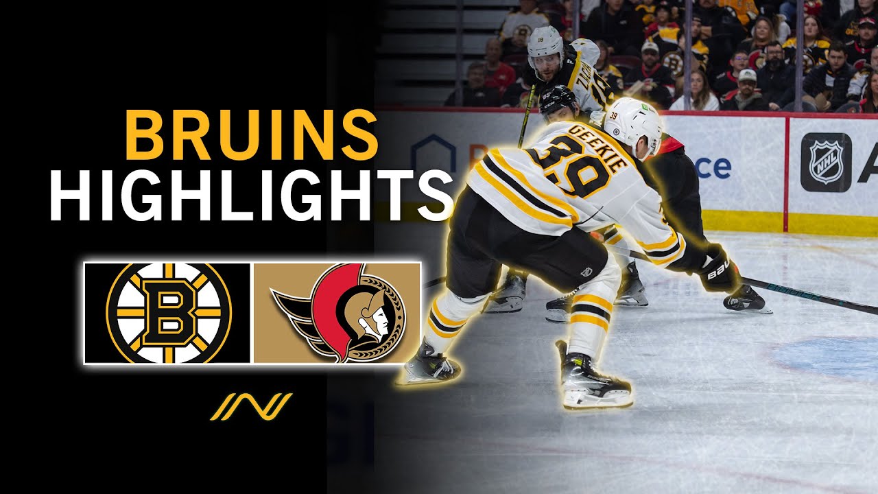 Bruins Analysis: Boston and Ottawa Go Back And Forth In Shootout Nail-Biter