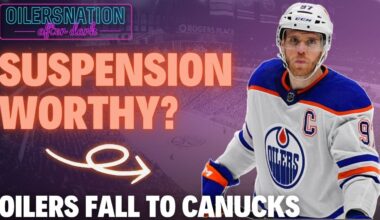 Should Edmonton Oilers captain Connor McDavid be suspended?