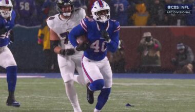 Can't-Miss Play: Hamlin's forced fumble vs. Lamar Jackson sparks BIG return by Von Miller