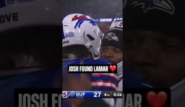 the respect they have for each other ❤️ #joshallen #buffalo #bills #lamarjackson #baltimore #ravens