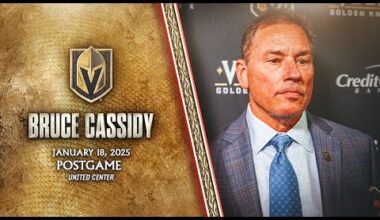 Bruce Cassidy Postgame 1/18: Not Putting Out Fires & Limiting The Damages