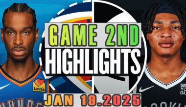 Oklahoma City Thunder Vs Brooklyn Nets Game 2nd Highlights Jan 19,2025 NBA Season 2024-25