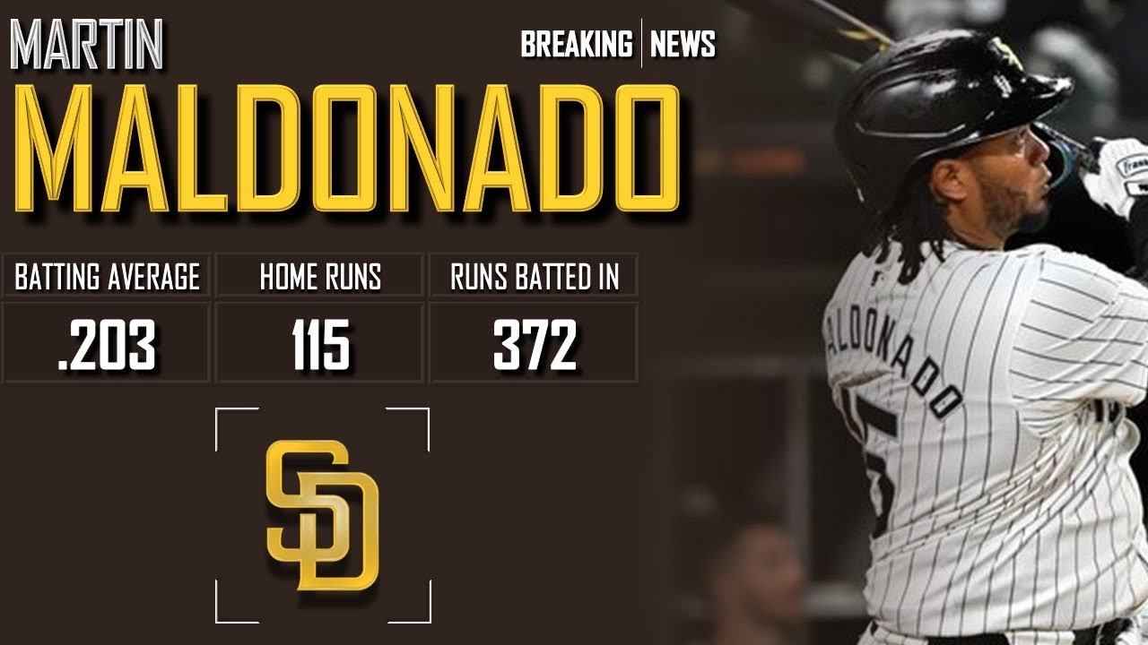 𝐁𝐑𝐄𝐀𝐊𝐈𝐍𝐆 𝐍𝐄𝐖𝐒: San Diego Padres Sign Martín Maldonado To Minor League Deal | 2024 MLB Offseason