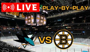 LIVE: San Jose Sharks VS Boston Bruins Scoreboard/Commentary! #nhlbruins
