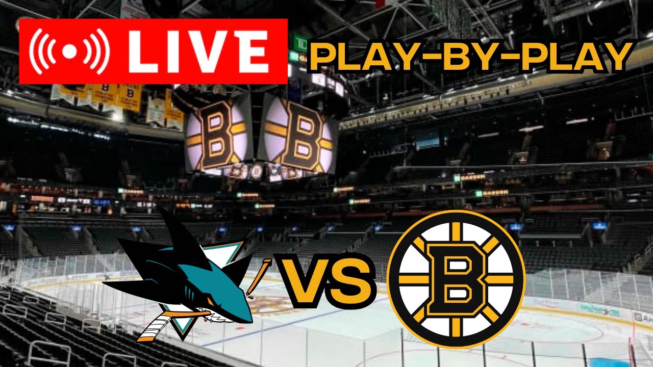 LIVE: San Jose Sharks VS Boston Bruins Scoreboard/Commentary! #nhlbruins