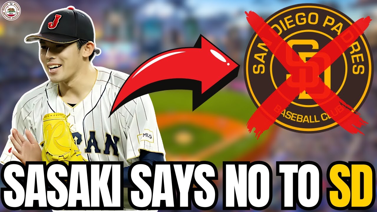San Diego Padres OUT on ROKI SASAKI: The Latest on His MLB Future
