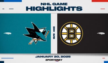NHL Highlights | Sharks vs. Bruins - January 20, 2025