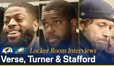 Jared Verse, Kobie Turner & Matthew Stafford React To Divisional Round Loss vs. Eagles