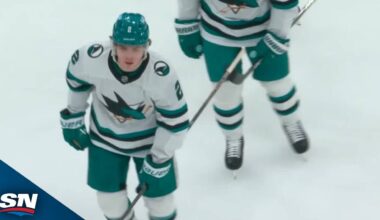 Sharks' Will Smith Makes Bruins Pay On Turnover With Beautiful Snap Shot