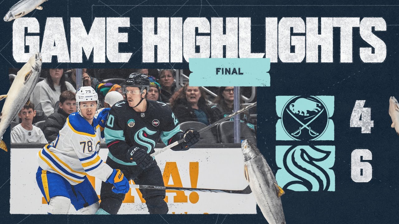 Seattle Kraken vs. Buffalo Sabres | 01/20 Game Highlights