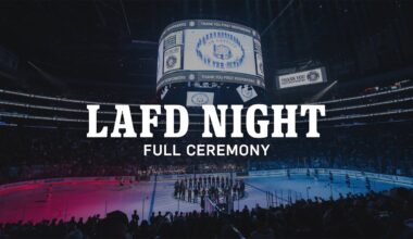 Thank You Los Angeles Firefighters and First Responders! | Full LA Kings Pregame Ceremony