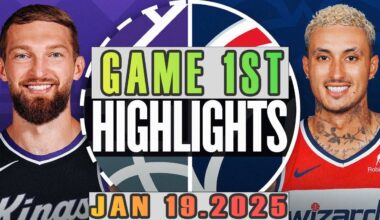 Sacramento Kings Vs Washington Wizards Game 1st Highlights Jan 19,2025 NBA Season 2024-25