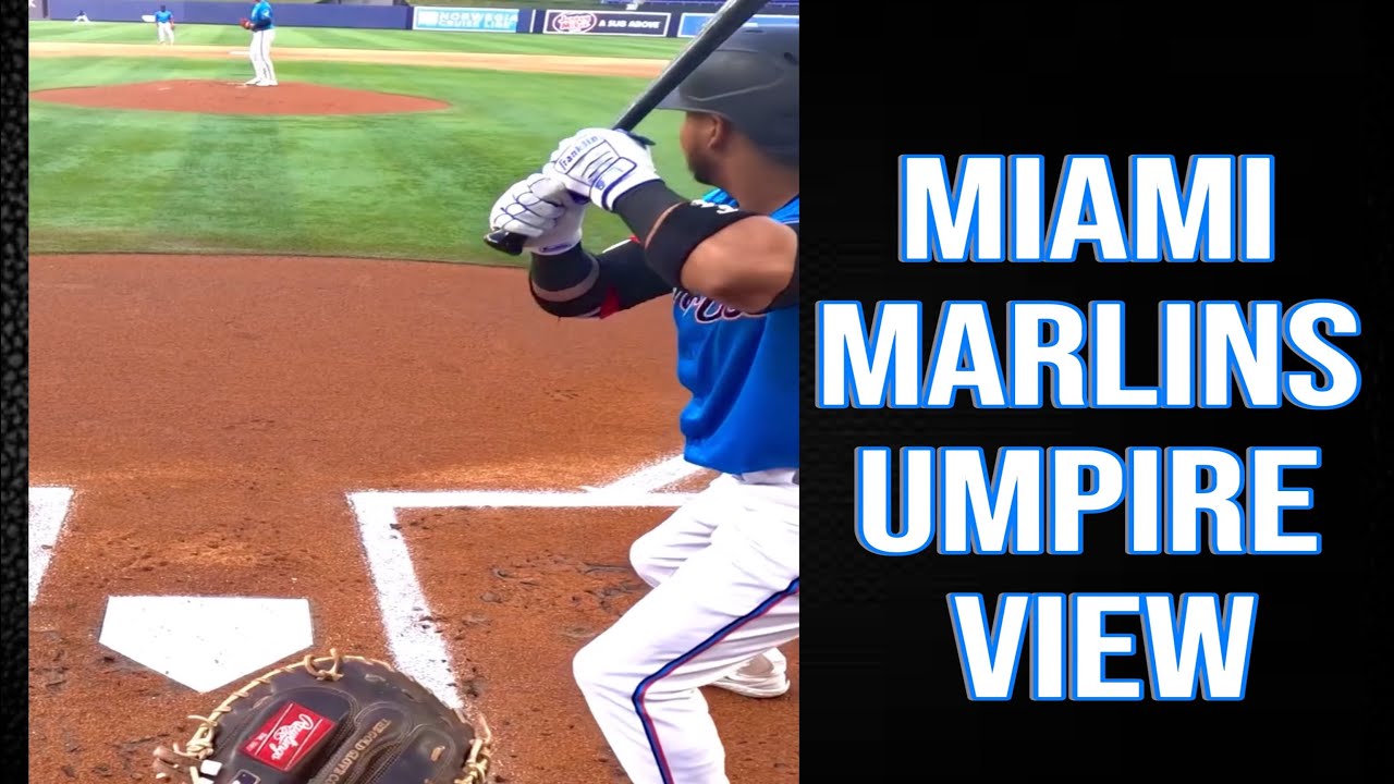 Best Umpire View Miami Marlins MLB #mlb #mlbb #baseball