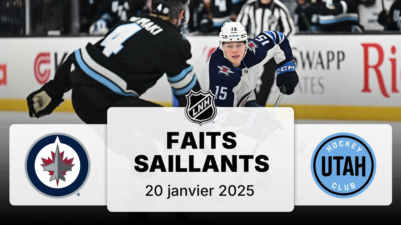 Jets vs Utah 20/01 | Faits saillants