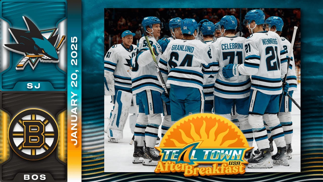 San Jose Sharks @ Boston Bruins - 1/20/2025 - Teal Town After Breakfast (Postgame)