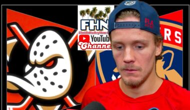 Jesper Boqvist, Florida Panthers Postgame: Knight Gets Shutout of Anaheim Ducks