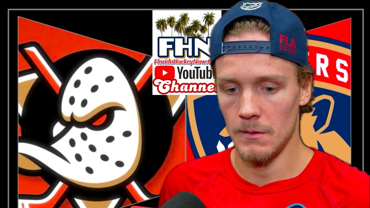 Jesper Boqvist, Florida Panthers Postgame: Knight Gets Shutout of Anaheim Ducks