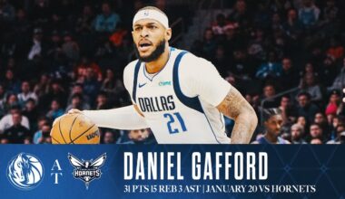 Daniel Gafford (31 Points - Career High) Highlights vs. Charlotte Hornets | January 20, 2025