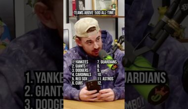 Only MLB teams with a WINNING record! #mlb #baseball #sports #yankees #dodgers #redsox