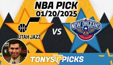 Utah Jazz vs. New Orleans Pelicans Pick 1/20/25 NBA Pick Prediction