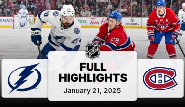 NHL Highlights | Lightning vs. Canadiens | January 21, 2025