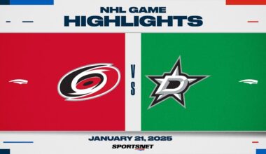 NHL Highlights | Hurricanes vs. Stars - January 21, 2025