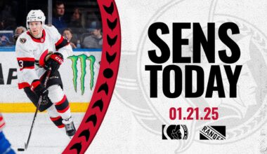 Sens Today: Senators Set for Bright Lights of MSG