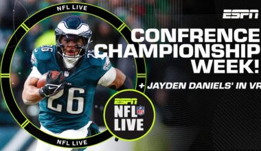 Can the Commanders stop Eagles' offense?! + Jayden Daniels' performance vs. Lions in VR 🔥 | NFL Live
