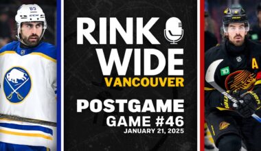RINK WIDE POST-GAME: Vancouver Canucks vs Buffalo Sabres | Game 46 - Jan. 21, 2025