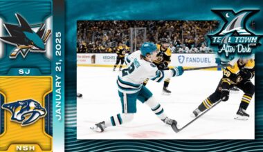 San Jose Sharks @ Nashville Predators - 1/21/2025 - Teal Town USA After Dark (Postgame)