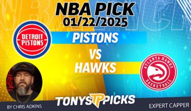 Detroit Pistons vs Atlanta Hawks | NBA Spread Pick | January 22, 2025