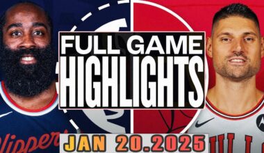 Los Angeles Clippers VS Chicago Bulls  Full Game Highlights Jan 20,2025 NBA Season 2024-25
