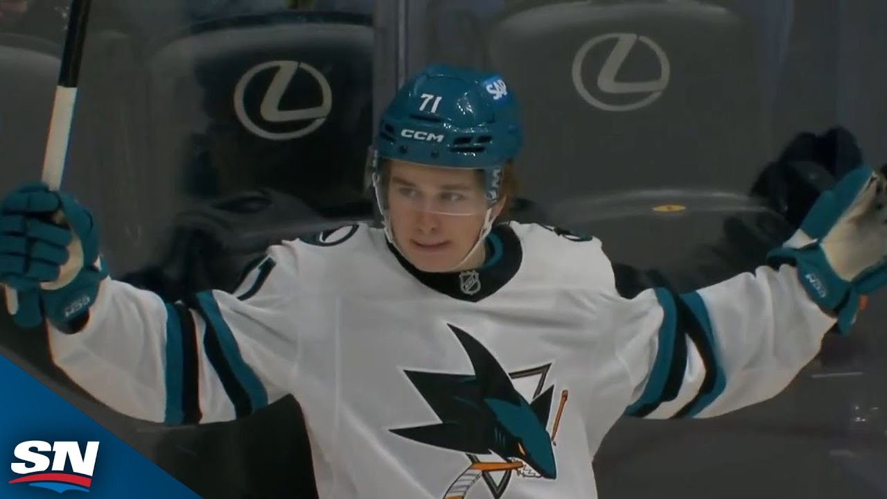 Sharks' Macklin Celebrini Snipes Top Corner To Score On Opening Shot Of Game