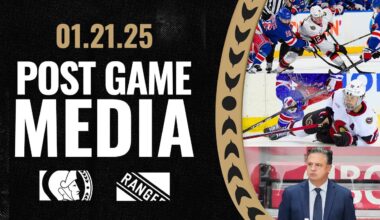 Thomas Chabot, Shane Pinto, and Travis Green Postgame vs NYR