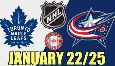 Toronto Maple Leafs vs Columbus Blue Jackets JAN 22 25 w/Superbman