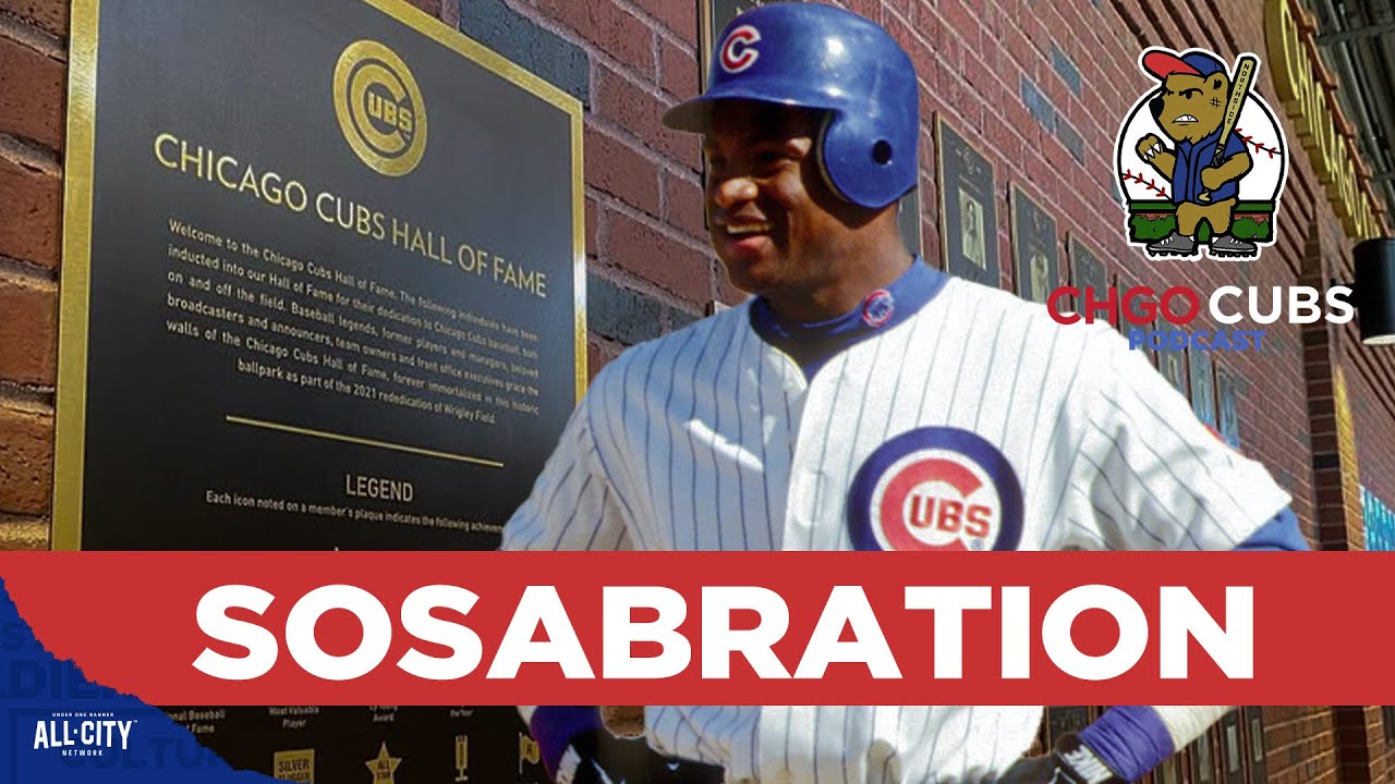 Sammy Sosa will enter the Chicago Cubs Hall of Fame during the 2025 season! | CHGO Cubs Podcast
