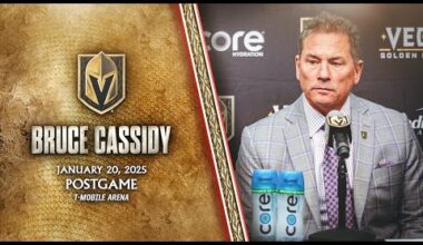 Bruce Cassidy Postgame 1/20: We Have To Be The Team That Makes The Play In The Right Moment