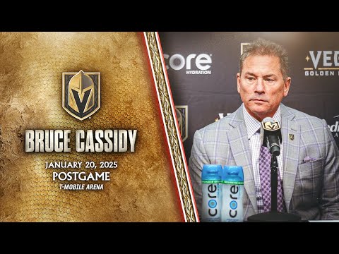 Bruce Cassidy Postgame 1/20: We Have To Be The Team That Makes The Play In The Right Moment