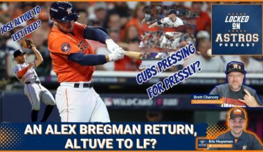 Astros open to Alex Bregman signing, and Jose Altuve moving to left field