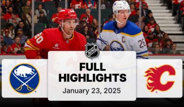 NHL Highlights | Sabres vs. Flames | January 23, 2025