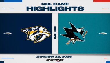 NHL Highlights | Predators vs. Sharks - January 23, 2025